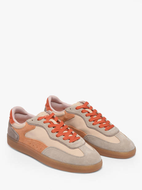 Sneakers Uit Leder Hoff Oranje men 12619407 ander zicht 2